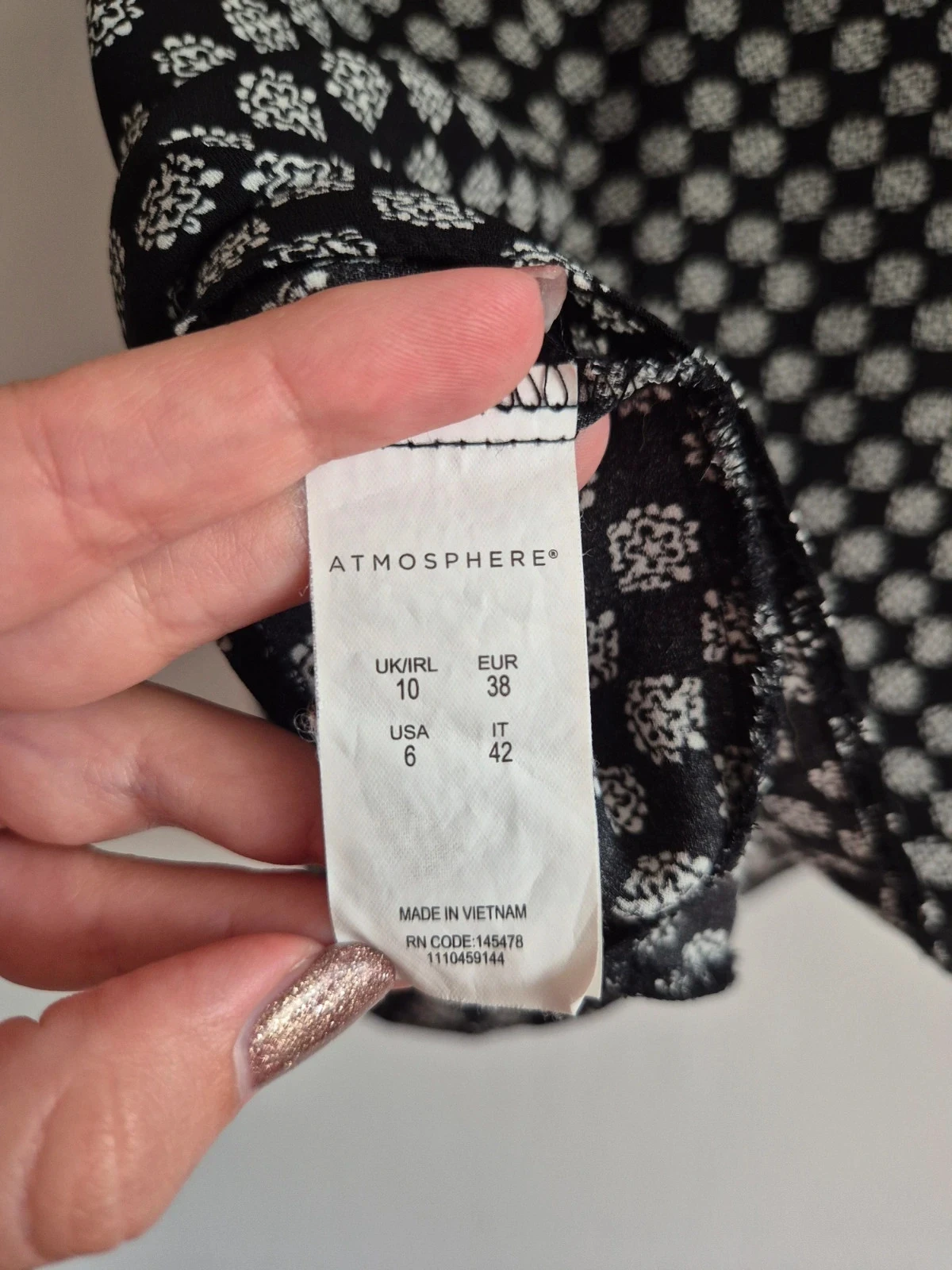 Top à bretelles primark noir et blanc 38 – photo 6